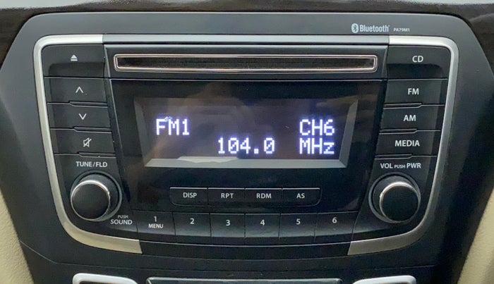 2017 Maruti Ciaz ZETA 1.4  AT PETROL, Petrol, Automatic, 54,575 km, Infotainment System