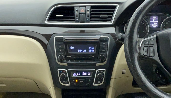 2017 Maruti Ciaz ZETA 1.4  AT PETROL, Petrol, Automatic, 54,575 km, Air Conditioner