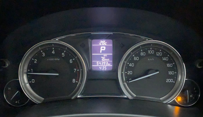 2017 Maruti Ciaz ZETA 1.4  AT PETROL, Petrol, Automatic, 54,575 km, Odometer Image