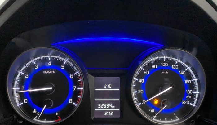 2019 Maruti Baleno DELTA PETROL 1.2, Petrol, Manual, 52,288 km, Odometer Image
