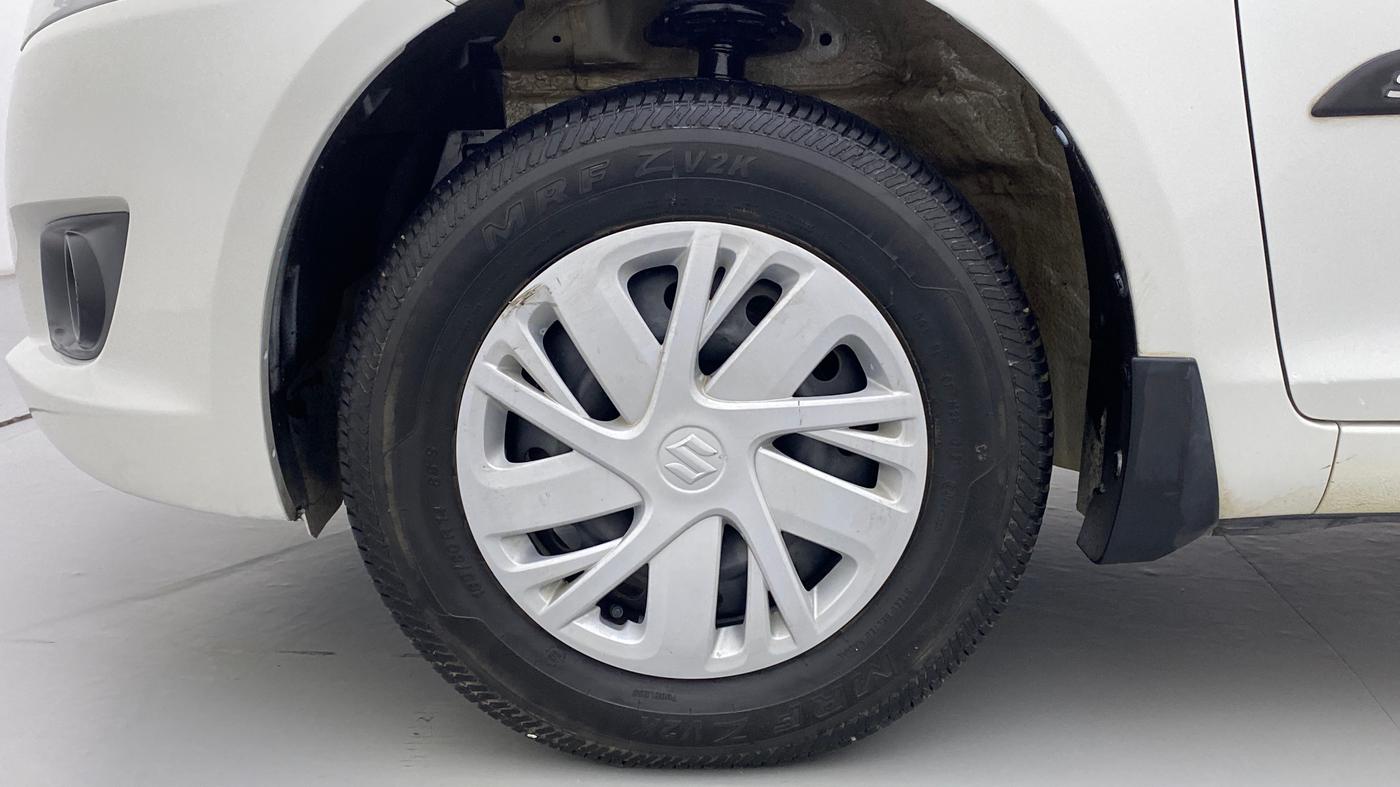 2013 Maruti Swift VXI D, Petrol, Manual, 57,323 km, Left Front Wheel