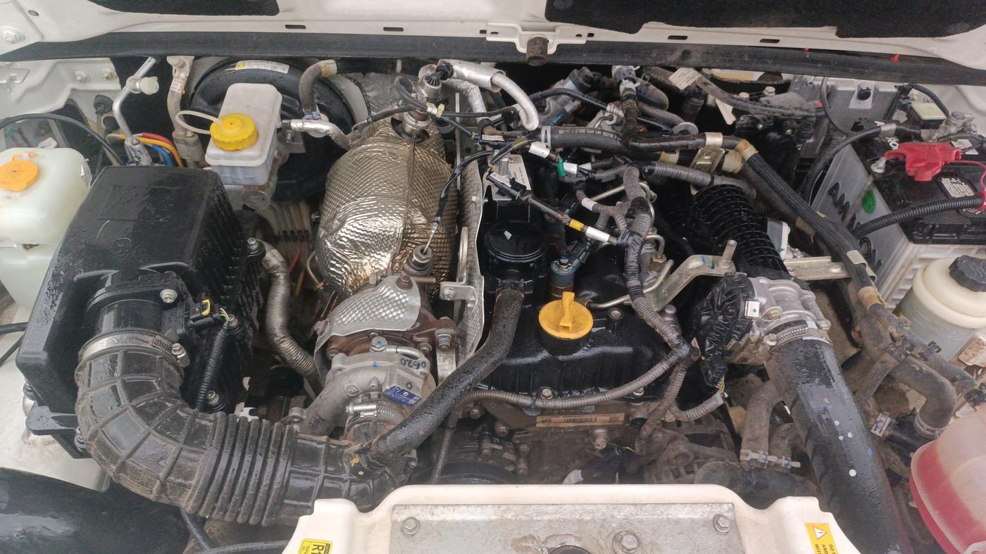 2022 Mahindra Bolero B6, Diesel, Manual, 78,797 km, Engine View
