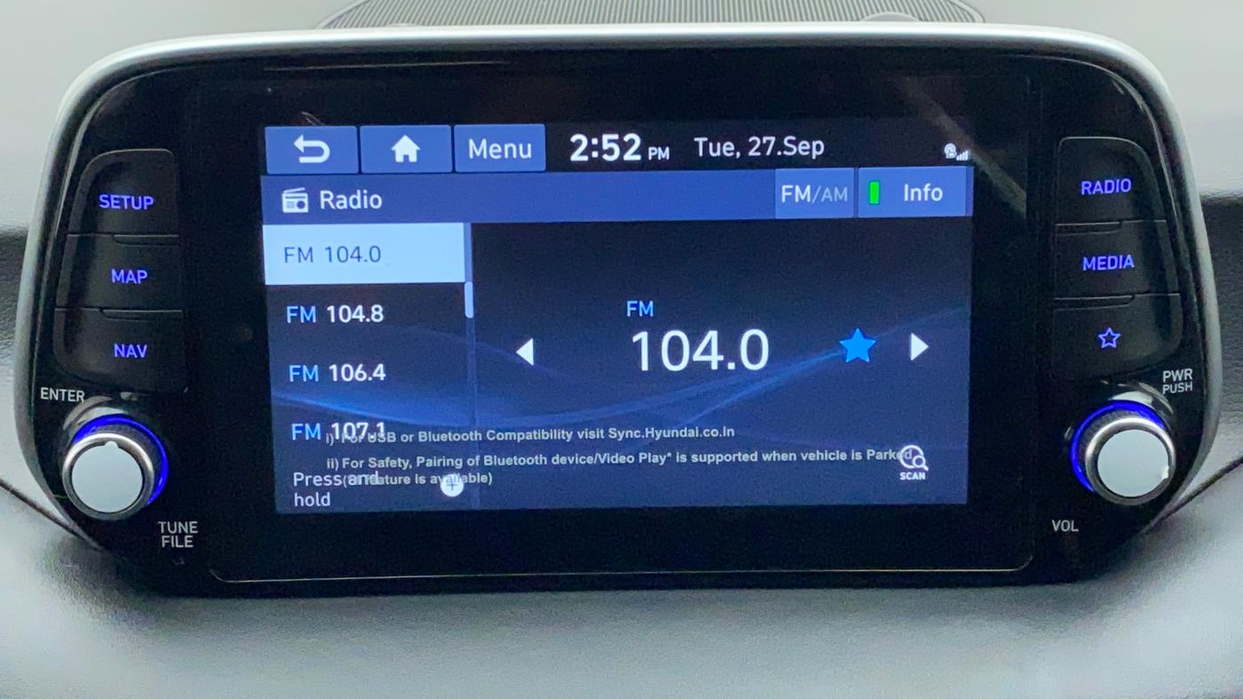 2020 Hyundai Tucson 2WD AT GLS PETROL, Petrol, Automatic, 39,064 km, Infotainment System