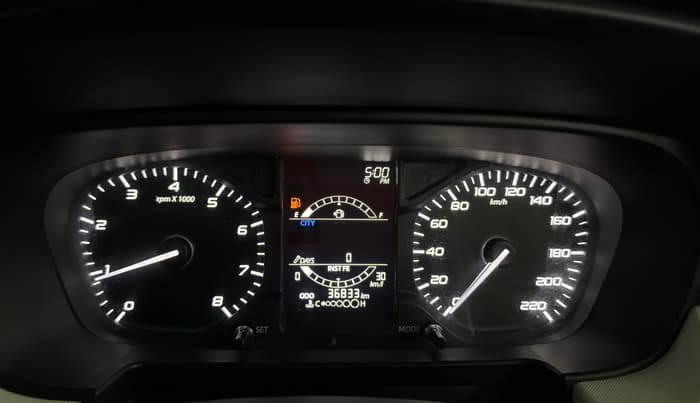 2022 Tata PUNCH PURE MT, Petrol, Manual, 36,833 km, Odometer Image