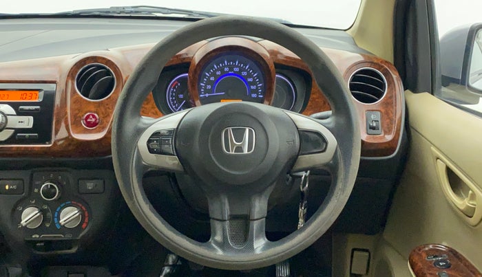 2015 Honda Brio S MT, Petrol, Manual, 34,105 km, Steering Wheel Close Up