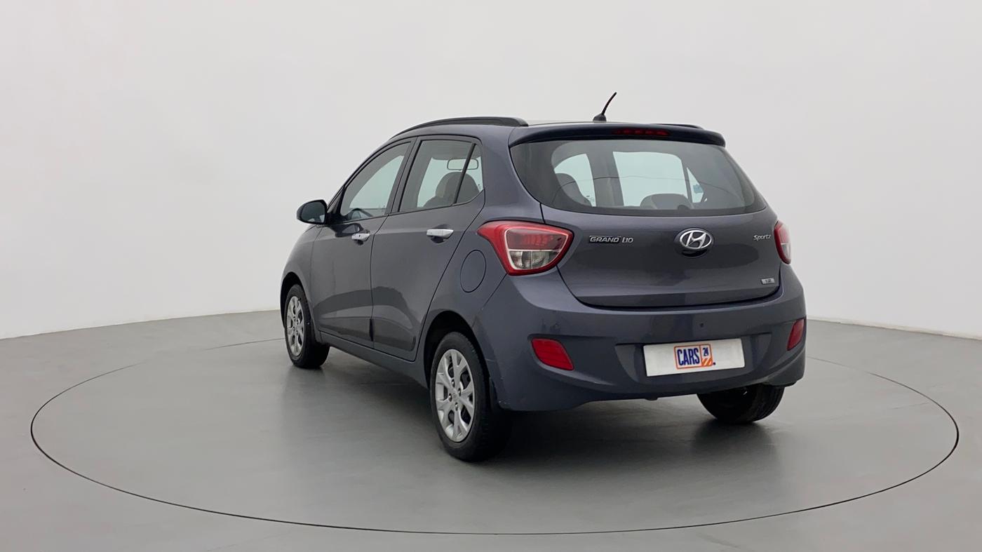 2013 Hyundai Grand i10 SPORTZ 1.2 KAPPA VTVT, Petrol, Manual, 34,757 km, Left Back Diagonal
