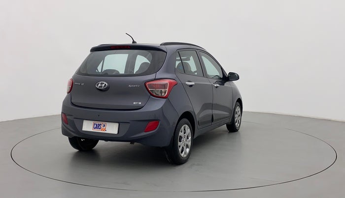 2013 Hyundai Grand i10 SPORTZ 1.2 KAPPA VTVT, Petrol, Manual, 34,757 km, Right Back Diagonal