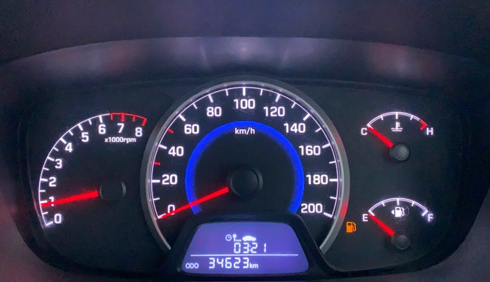 2013 Hyundai Grand i10 SPORTZ 1.2 KAPPA VTVT, Petrol, Manual, 34,757 km, Odometer Image