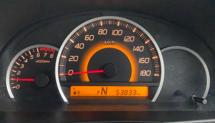 2016 Maruti Wagon R 1.0 VXI AMT, Petrol, Automatic, 53,833 km, Odometer Image
