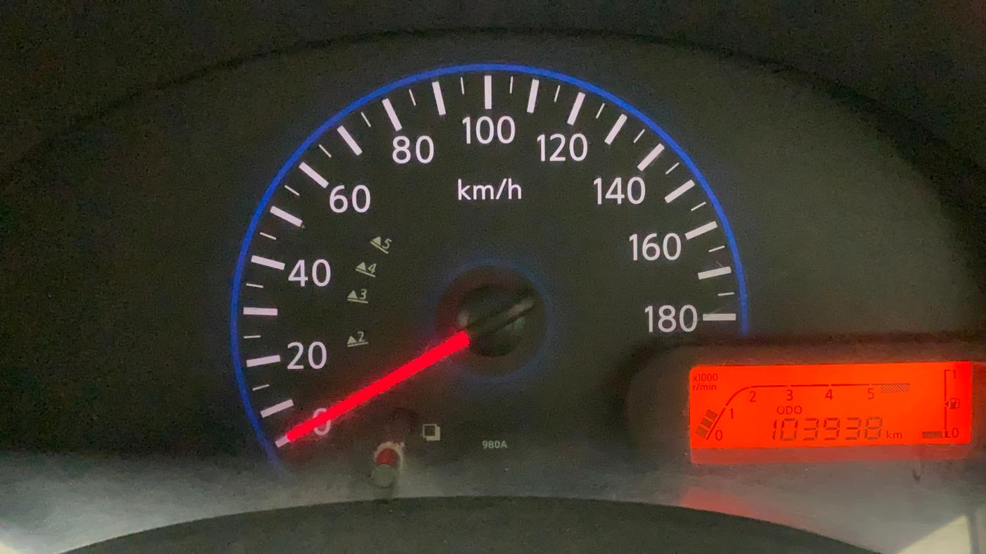 2015 Datsun Go Plus T, Petrol, Manual, 1,03,938 km, Odometer Image