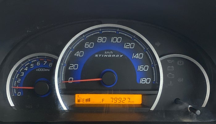 2013 Maruti Wagon R Stingray VXI, Petrol, Manual, 79,927 km, Odometer Image