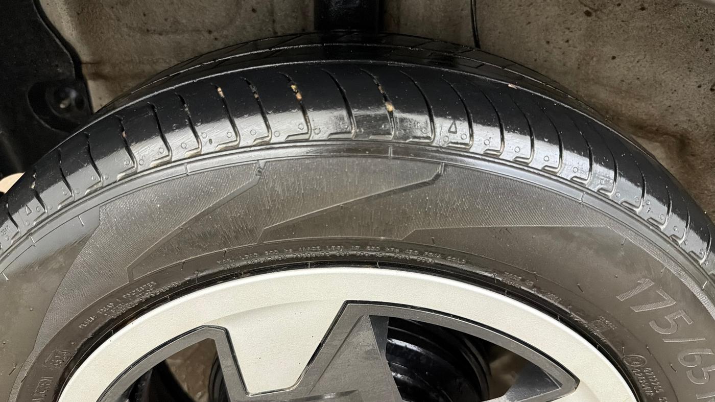 2024 Hyundai EXTER SX 1.2 MT Hy-CNG Duo , CNG, Manual, 20,413 km, Right Rear Tyre Tread