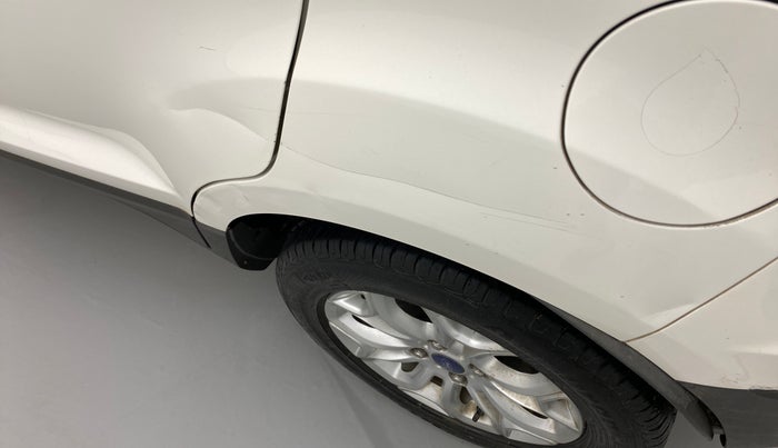 2017 Ford Ecosport TITANIUM + 1.5L PETROL AT, Petrol, Automatic, 51,258 km, Right quarter panel - Slightly dented