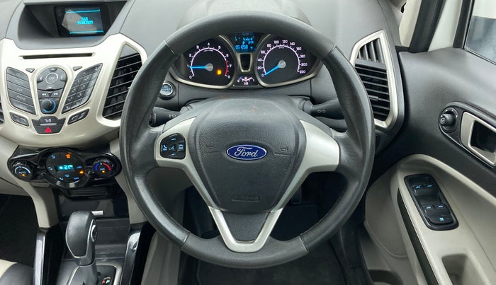 2017 Ford Ecosport TITANIUM + 1.5L PETROL AT, Petrol, Automatic, 51,258 km, Steering Wheel Close Up