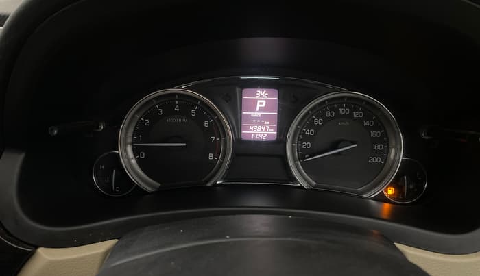 2016 Maruti Ciaz ZXI AT, Petrol, Automatic, 43,847 km, Odometer Image