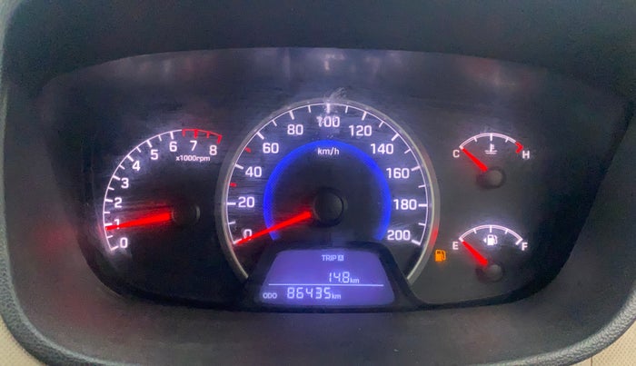 2017 Hyundai Grand i10 MAGNA 1.2 KAPPA VTVT, Petrol, Manual, 86,420 km, Odometer Image