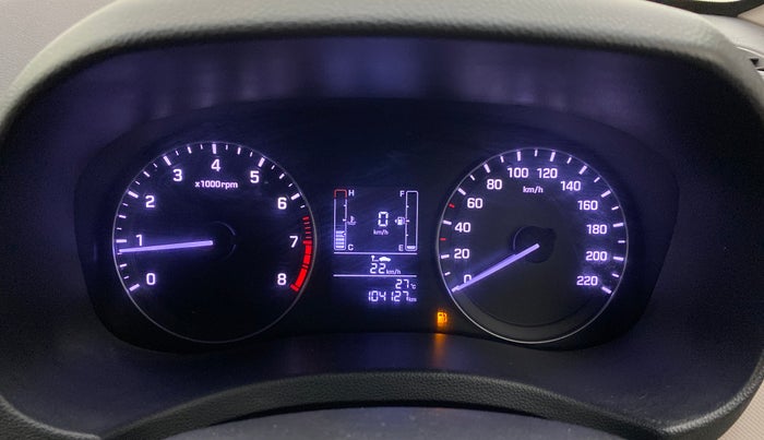 2016 Hyundai Creta SX PLUS 1.6 PETROL, Petrol, Manual, 1,04,127 km, Odometer Image