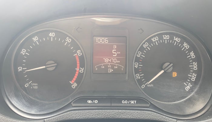 2018 Skoda Rapid STYLE 1.6 MPI, Petrol, Manual, 78,470 km, Odometer Image