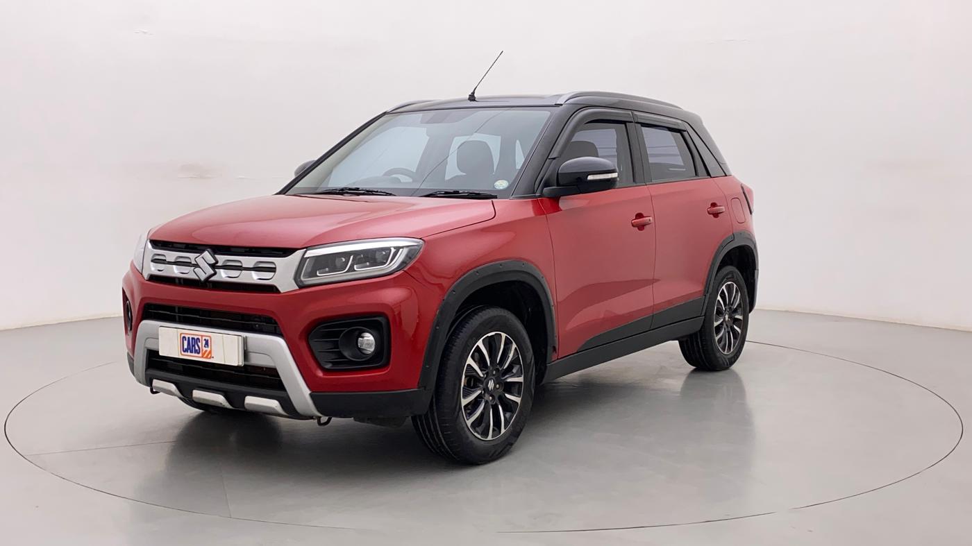 2021 Maruti Vitara Brezza ZXI PLUS DUAL TONE, Petrol, Manual, 28,272 km, Left Front Diagonal