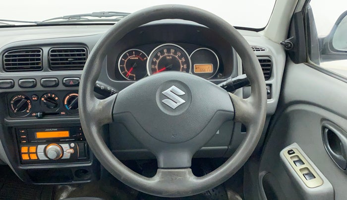 2013 Maruti Alto K10 VXI, Petrol, Manual, 55,611 km, Steering Wheel Close Up