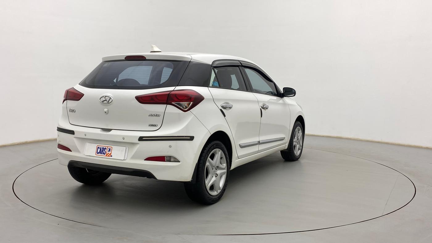 2017 Hyundai Elite i20 ASTA 1.4 CRDI DUAL TONE, Diesel, Manual, 79,255 km, Right Back Diagonal