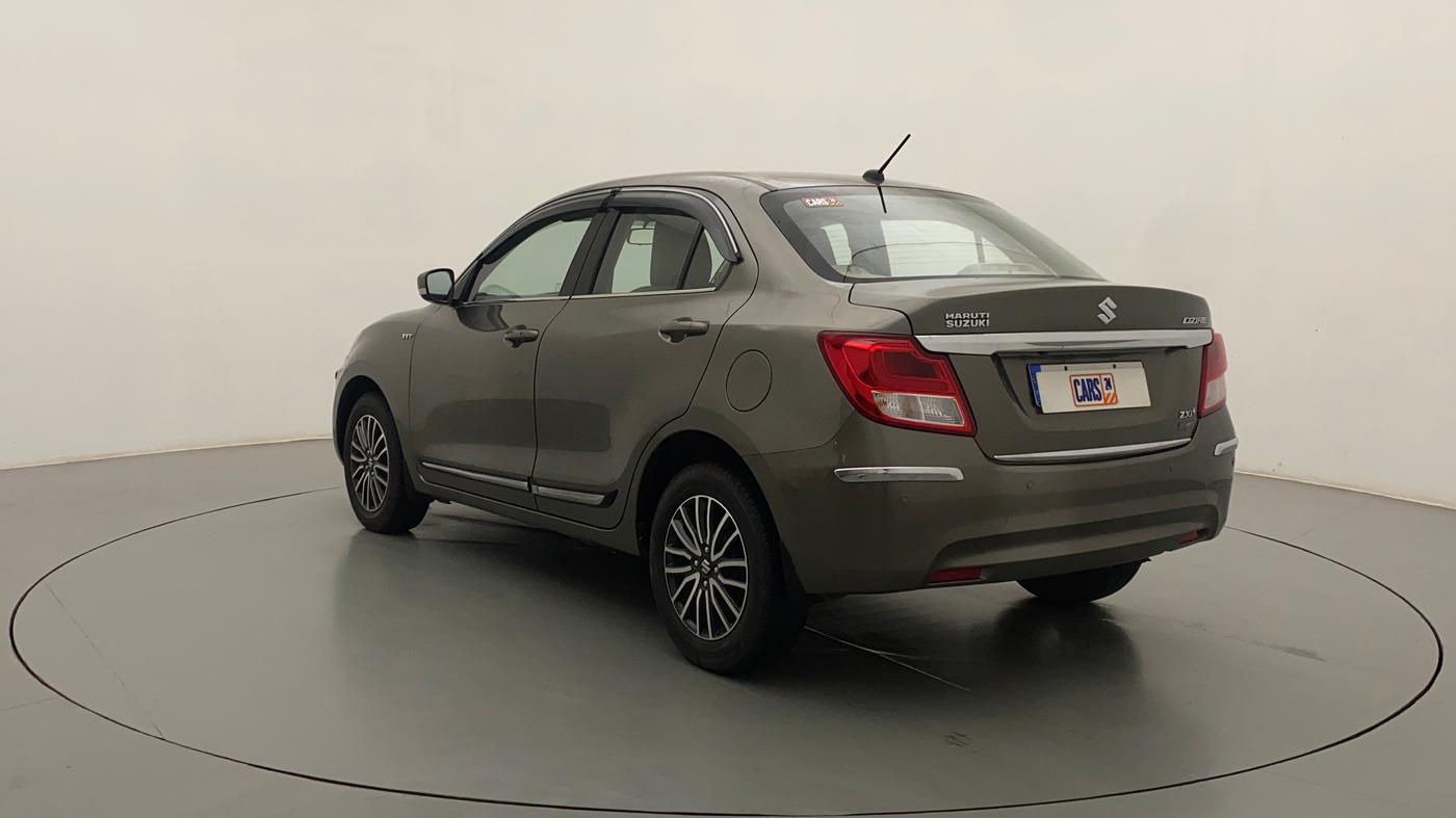2019 Maruti Dzire ZXI PLUS AMT, Petrol, Automatic, 43,380 km, Left Back Diagonal