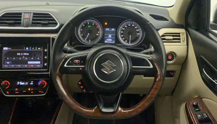 2019 Maruti Dzire ZXI PLUS AMT, Petrol, Automatic, 43,380 km, Steering Wheel Close Up