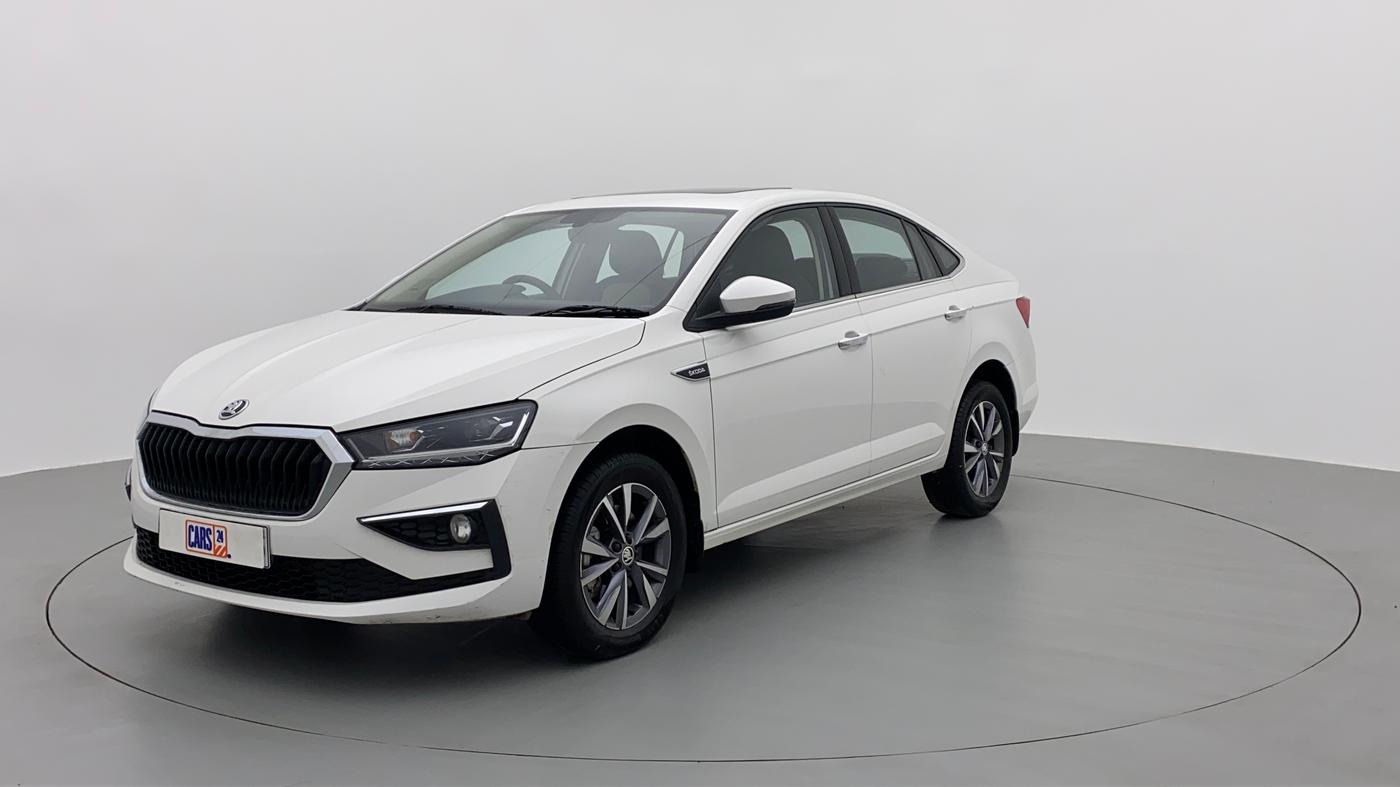 2022 Skoda SLAVIA STYLE 1.5 TSI DSG, Petrol, Automatic, 4,986 km, Left Front Diagonal