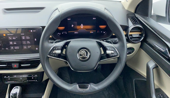 2022 Skoda SLAVIA STYLE 1.5 TSI DSG, Petrol, Automatic, 4,986 km, Steering Wheel Close Up