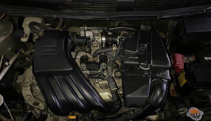 2015 Nissan Micra XL CVT, Petrol, Automatic, 1,07,726 km, Engine View