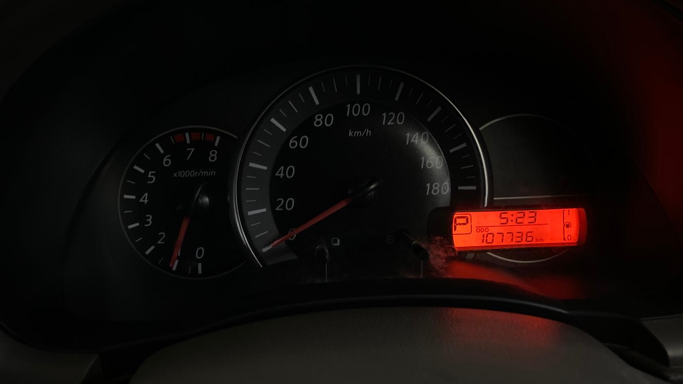 2015 Nissan Micra XL CVT, Petrol, Automatic, 1,07,726 km, Odometer Image