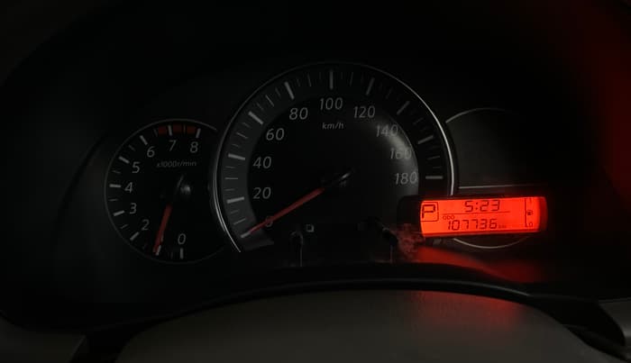 2015 Nissan Micra XL CVT, Petrol, Automatic, 1,07,726 km, Odometer Image