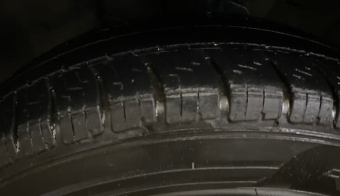 2015 Nissan Micra XL CVT, Petrol, Automatic, 1,07,726 km, Left Front Tyre Tread