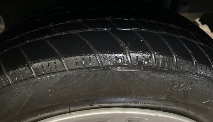 2015 Nissan Micra XL CVT, Petrol, Automatic, 1,07,726 km, Left Rear Tyre Tread