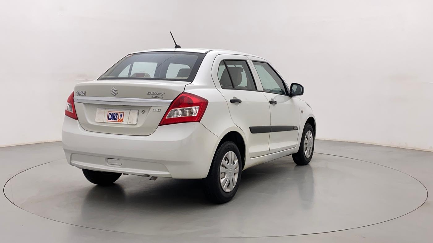 2012 Maruti Swift Dzire LXI, Petrol, Manual, 60,278 km, Right Back Diagonal