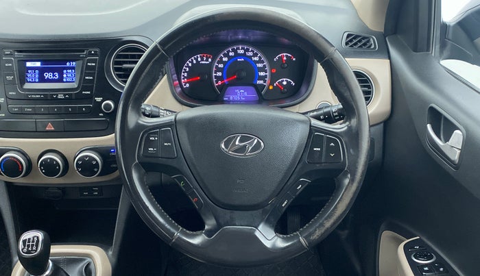 2015 Hyundai Grand i10 ASTA 1.2 KAPPA VTVT, Petrol, Manual, 87,072 km, Steering Wheel Close Up