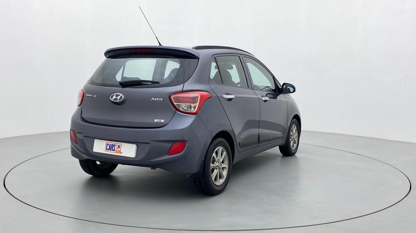 2015 Hyundai Grand i10 ASTA 1.2 KAPPA VTVT, Petrol, Manual, 87,072 km, Right Back Diagonal