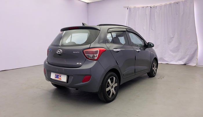 2016 Hyundai Grand i10 SPORTZ 1.2 KAPPA VTVT, Petrol, Manual, 42,777 km, Right Back Diagonal