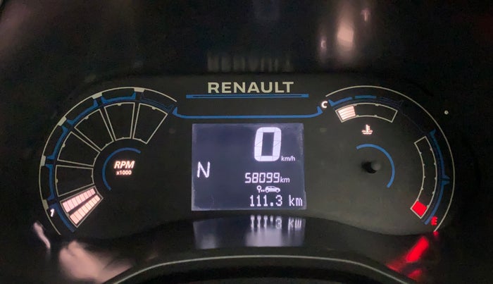 2020 Renault TRIBER RXZ AMT, Petrol, Automatic, 58,053 km, Odometer Image