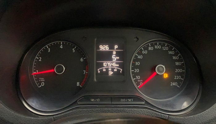 2016 Volkswagen Polo GT TSI AT, Petrol, Automatic, 1,07,545 km, Odometer Image