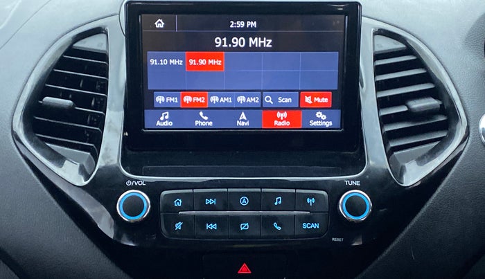 2019 Ford New Figo 1.2 TITANIUM, Petrol, Manual, 19,452 km, Infotainment System