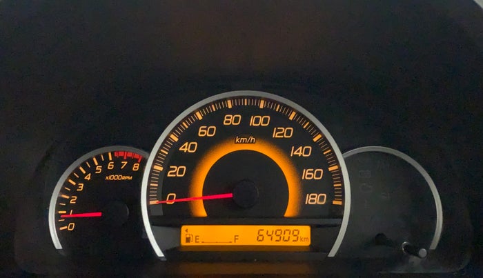 2013 Maruti Wagon R 1.0 VXI, Petrol, Manual, 64,909 km, Odometer Image