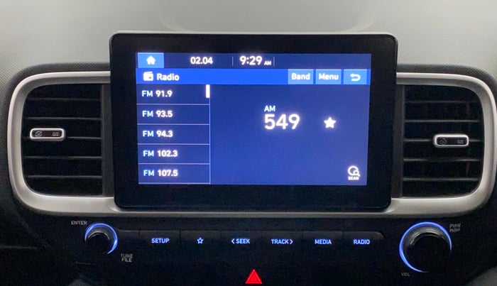2020 Hyundai VENUE SX 1.0 TURBO, Petrol, Manual, 42,464 km, Infotainment System
