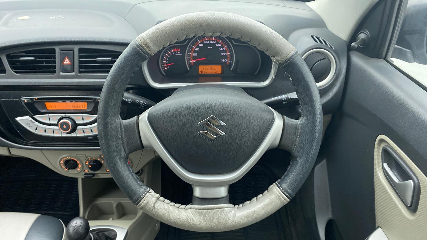 2017 Maruti Alto K10 VXI P, Petrol, Manual, 11,116 km, Steering Wheel Close Up