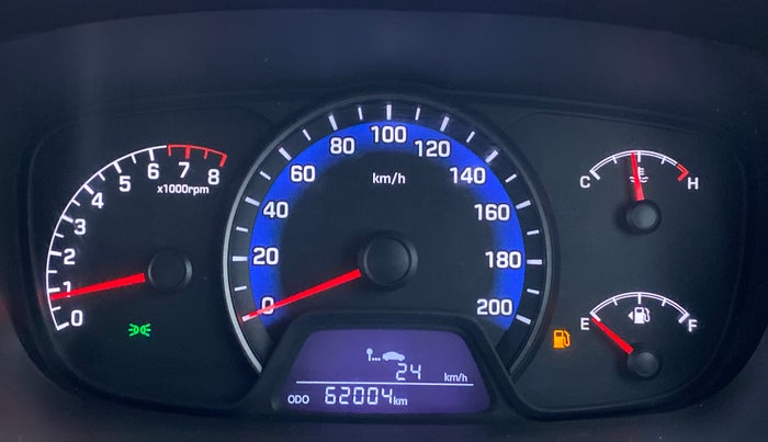 2014 Hyundai Xcent S 1.2, Petrol, Manual, 62,062 km, Odometer Image