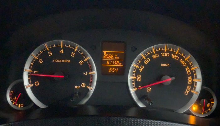 2011 Maruti Swift VXI, Petrol, Manual, 61,138 km, Odometer Image