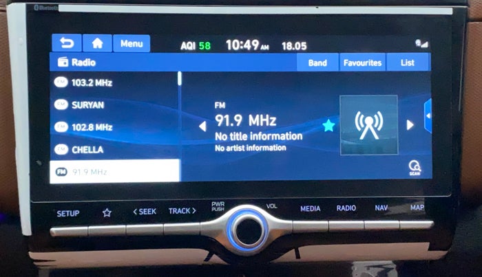 2022 Hyundai ALCAZAR PLATINUM 1.5 MT 7STR, Diesel, Manual, 23,365 km, Infotainment System