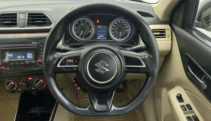 2018 Maruti Dzire VXI, Petrol, Manual, 66,879 km, Steering Wheel Close Up