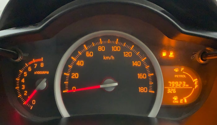2018 Maruti Celerio VXI CNG, CNG, Manual, 79,923 km, Odometer Image
