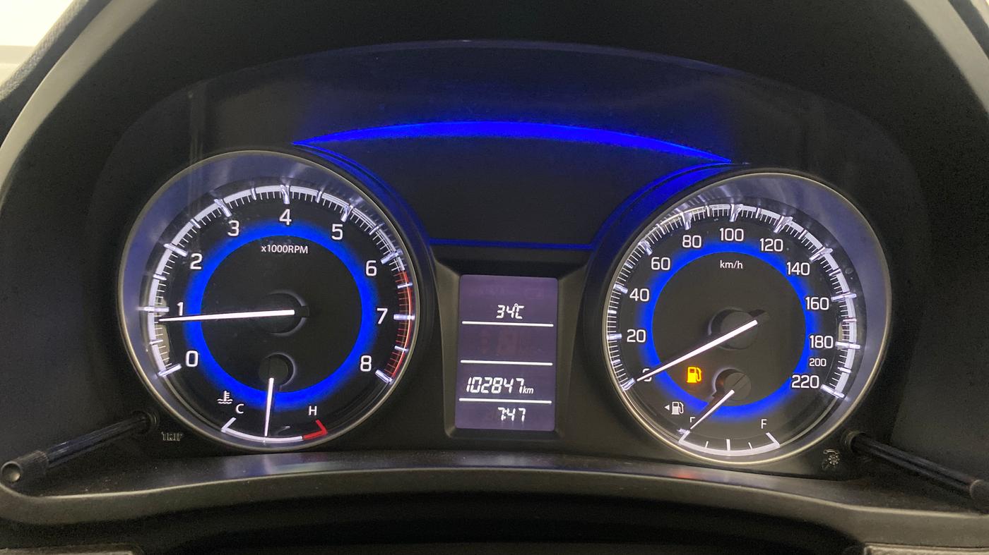 2018 Maruti Baleno DELTA PETROL 1.2, Petrol, Manual, 1,02,838 km, Odometer Image